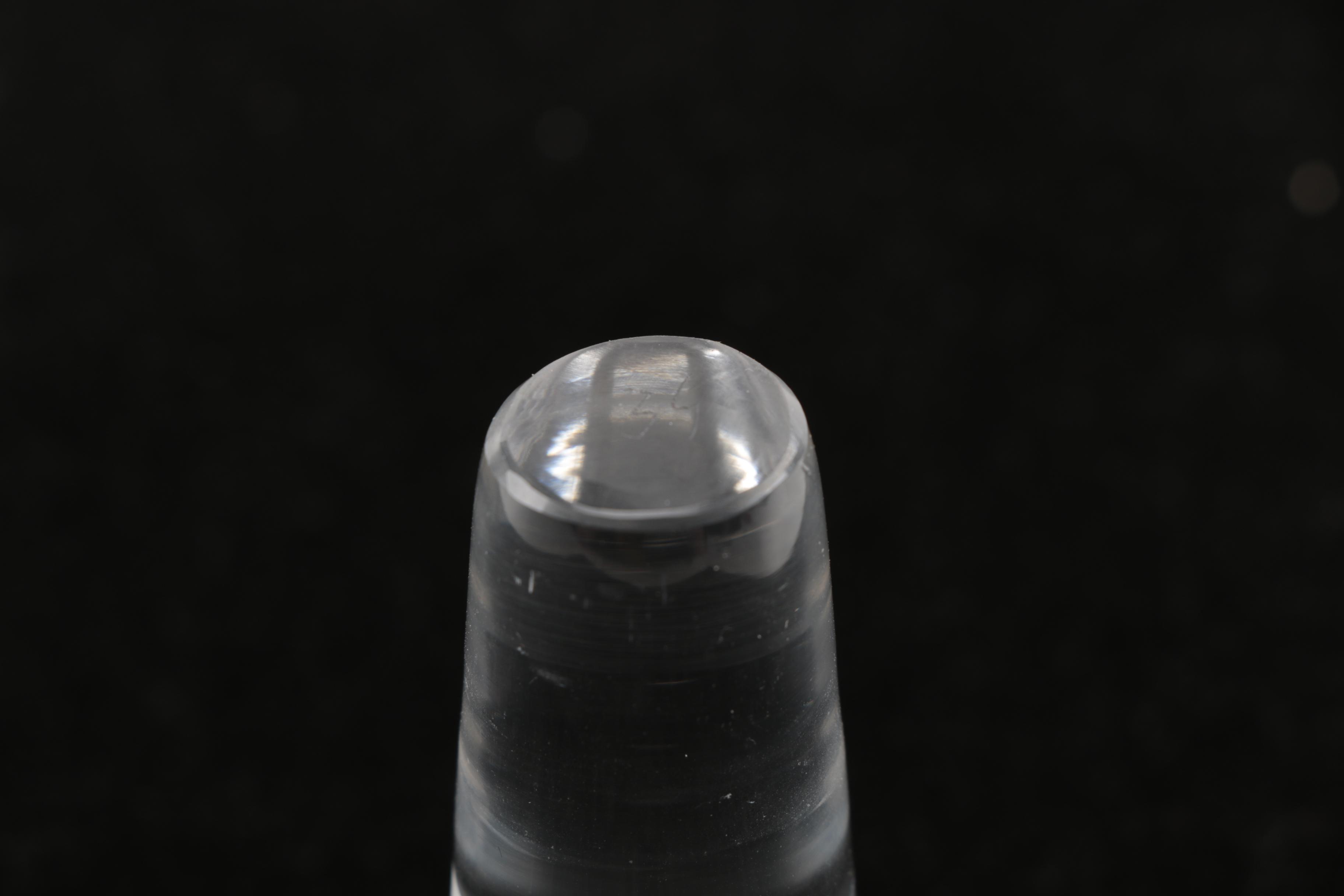 Contemporary Style Glass Decanter With Glasses