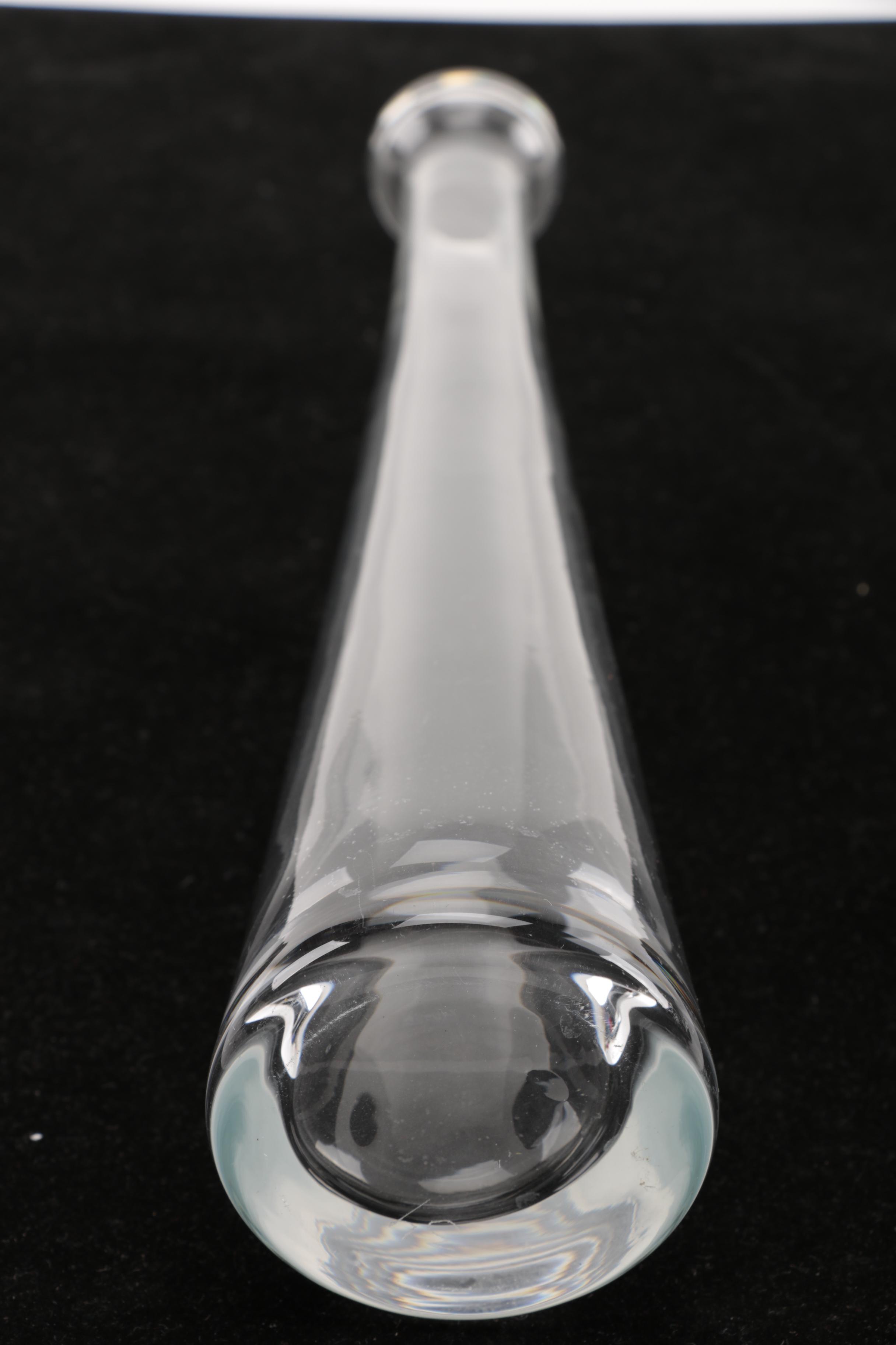 Contemporary Style Glass Decanter With Glasses