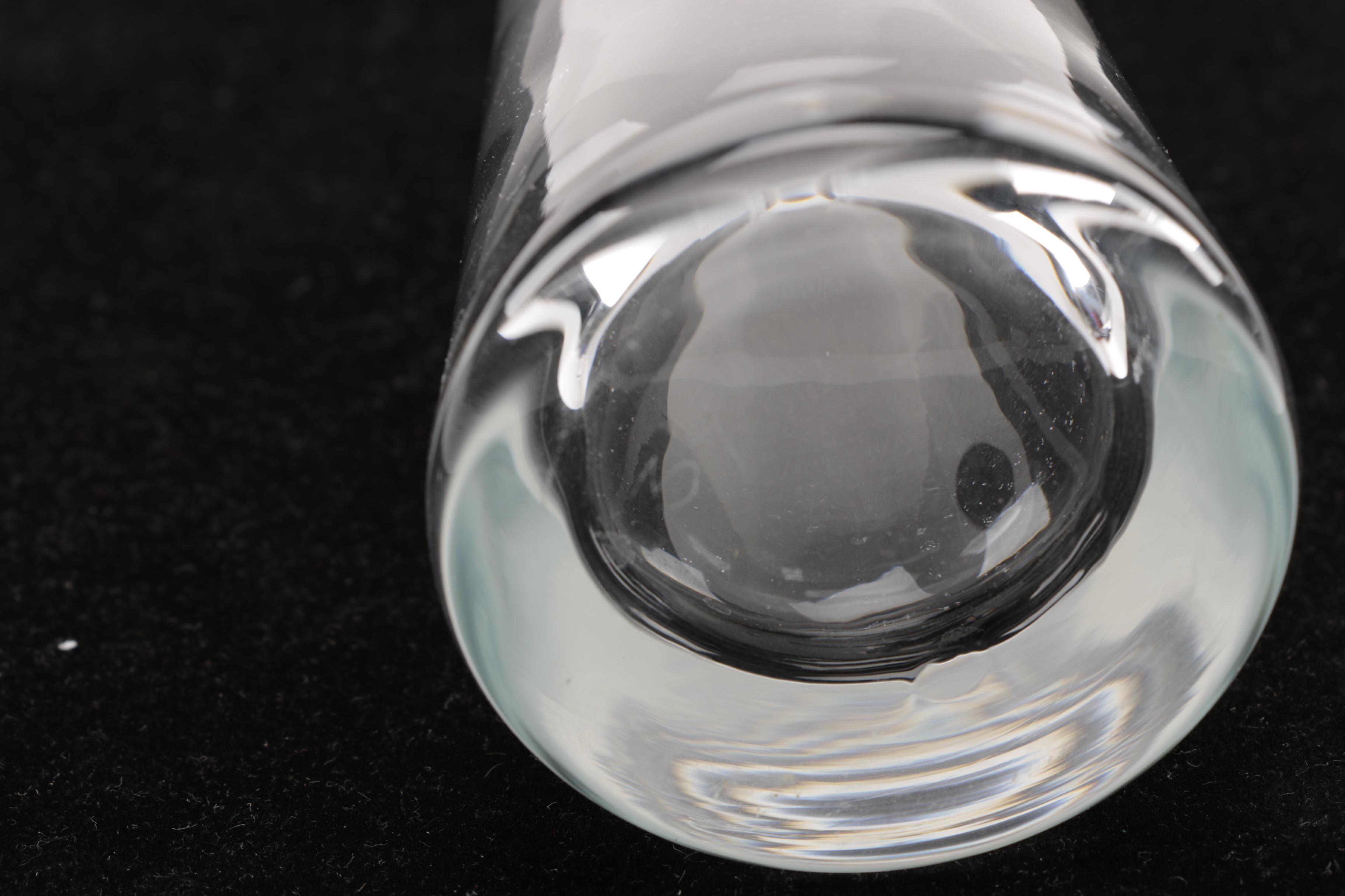 Contemporary Style Glass Decanter With Glasses