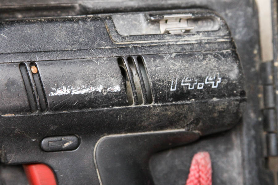 Toolbox with Tools and a Craftsman Drill