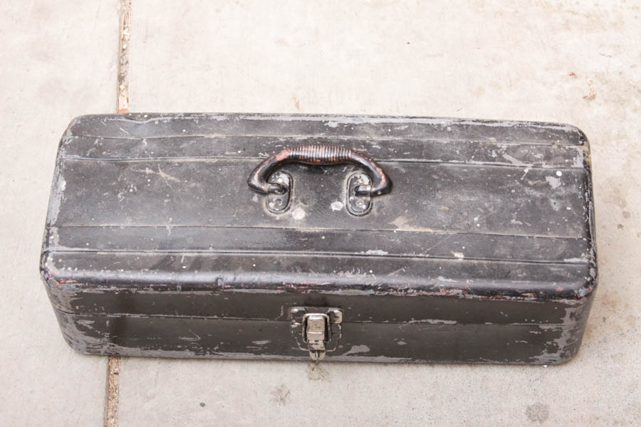 Toolbox with Tools and a Craftsman Drill