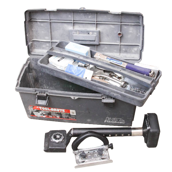 Flambeau Toolbox with Carpeting Tools