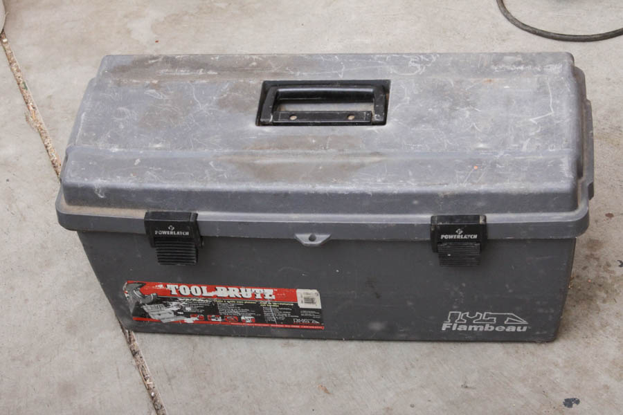 Flambeau Toolbox with Carpeting Tools