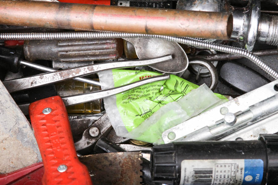 Rubbermaid Toolbox with Tools