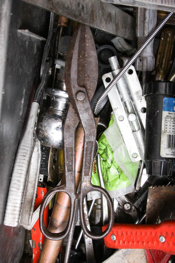 Rubbermaid Toolbox with Tools
