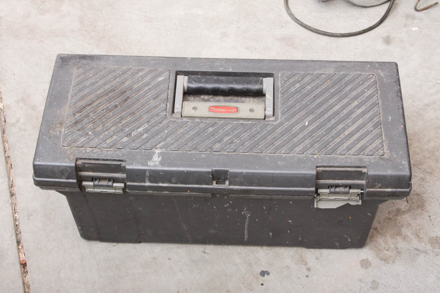 Rubbermaid Toolbox with Tools
