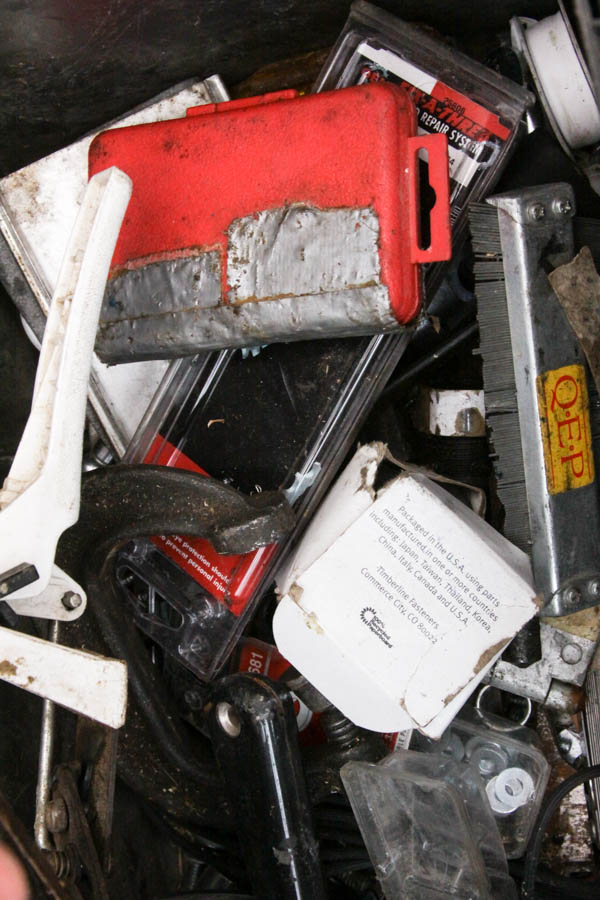 Rubbermaid Toolbox with Tools