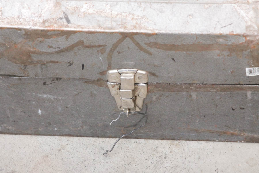 Two Metal Toolboxes with Tools