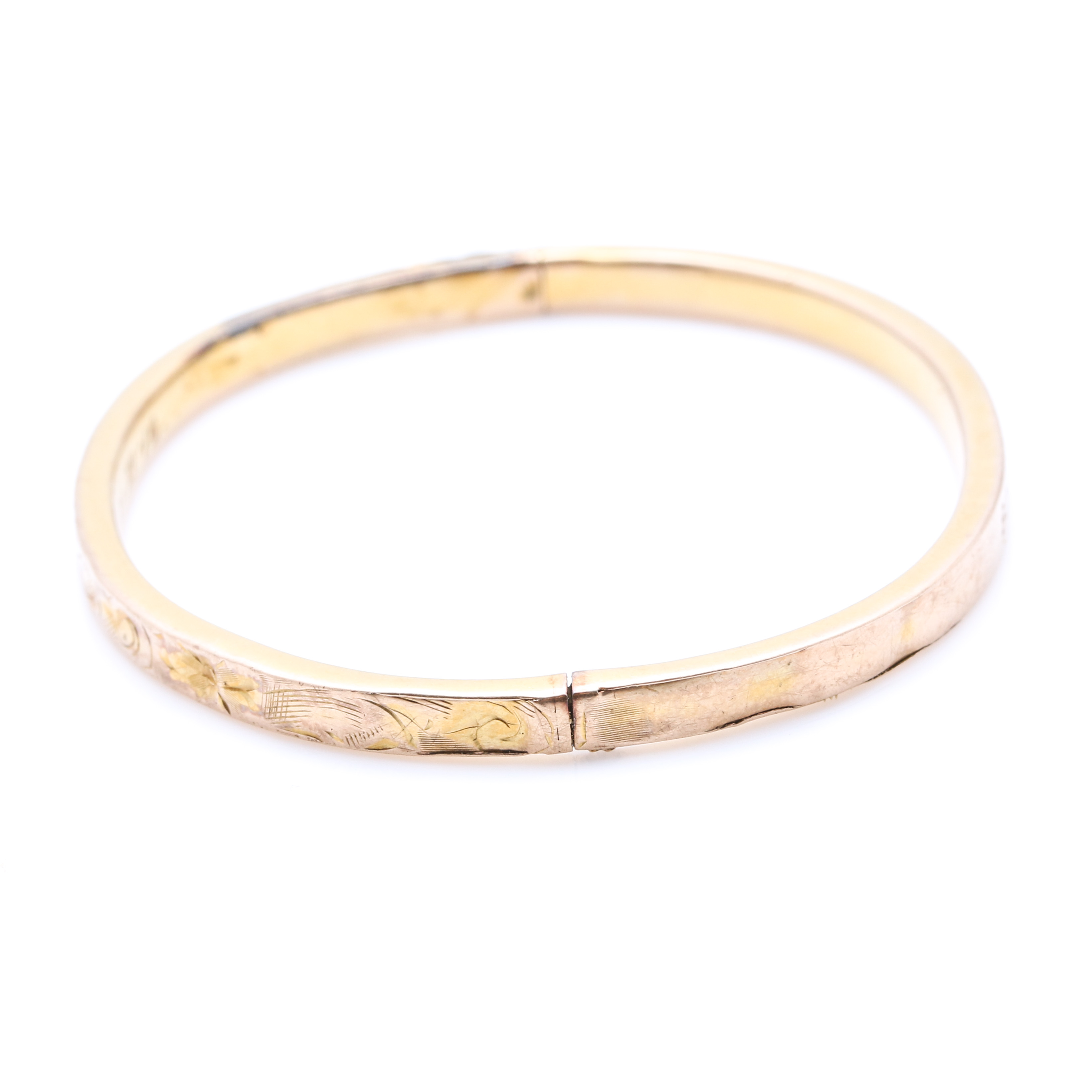 10K Yellow Gold Baby Bangle Bracelet