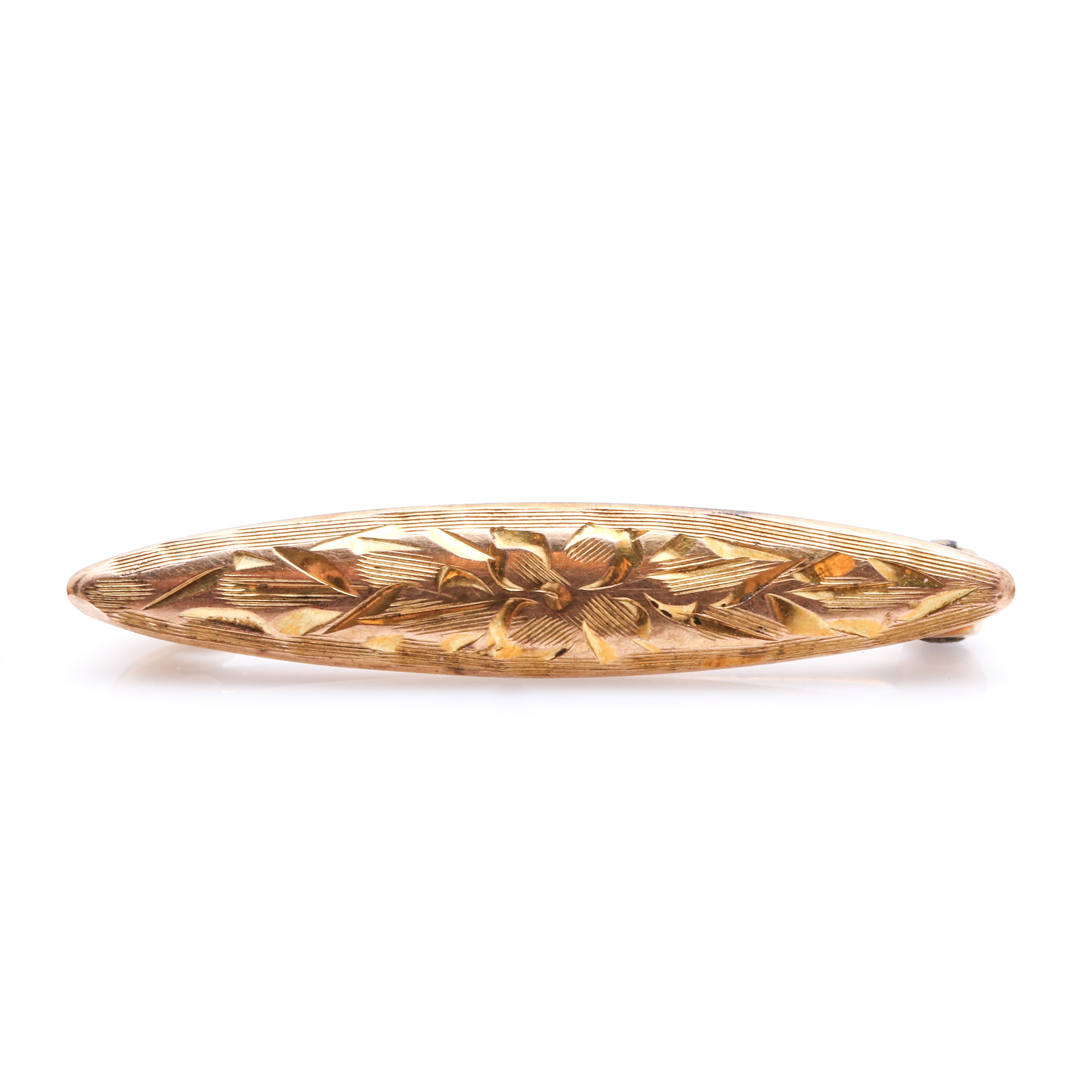 10K Yellow Gold Bar Pins