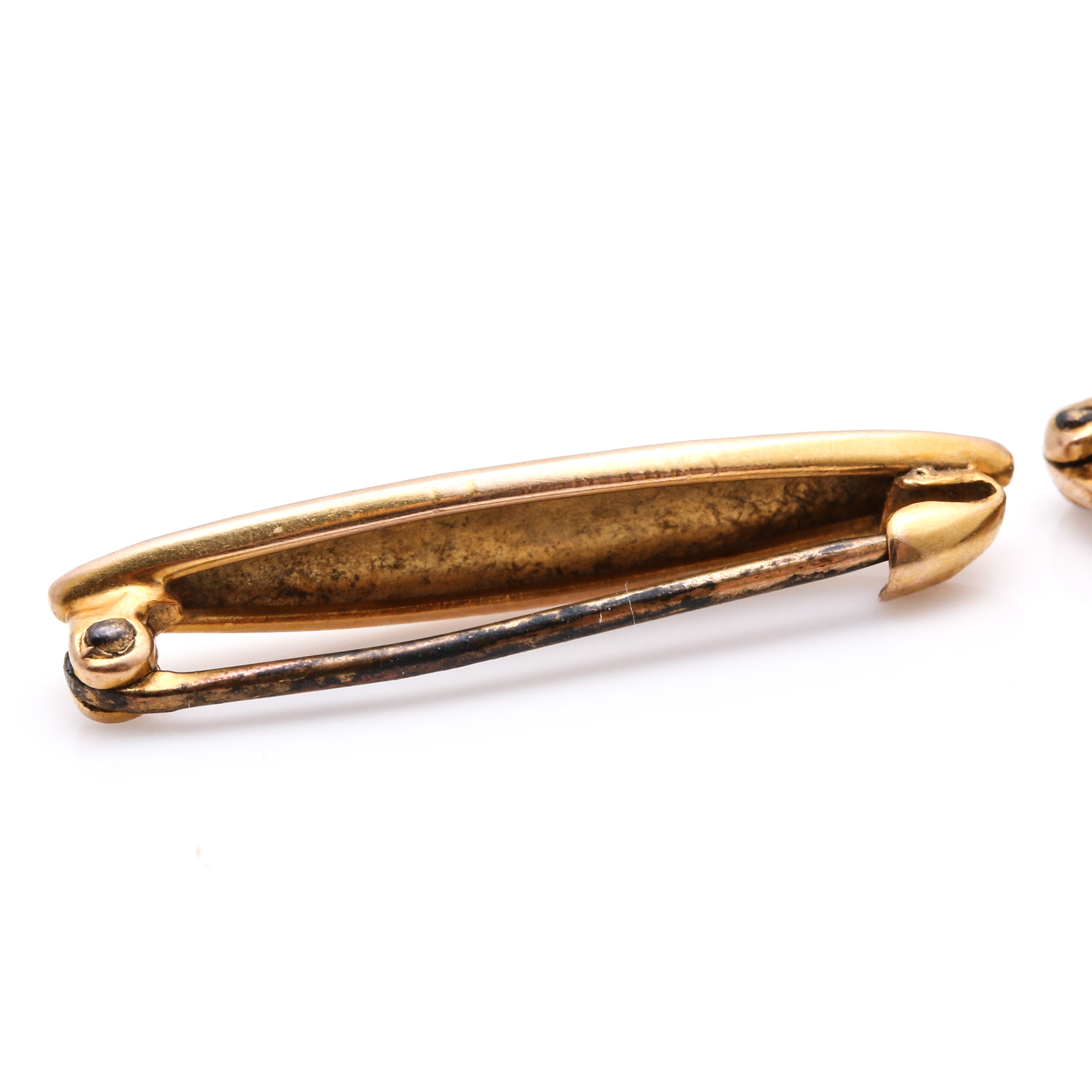 10K Yellow Gold Bar Pins