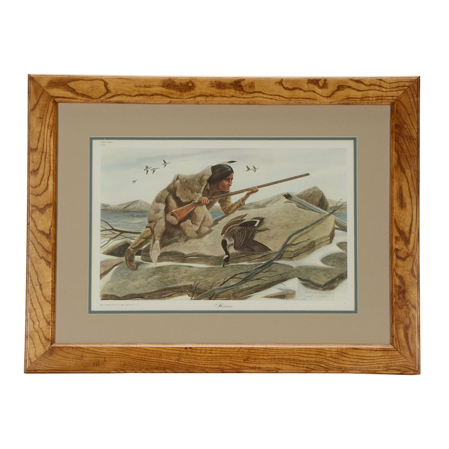 John Ruthven Signed Limited Edition Offset Lithograph "Shawnee"