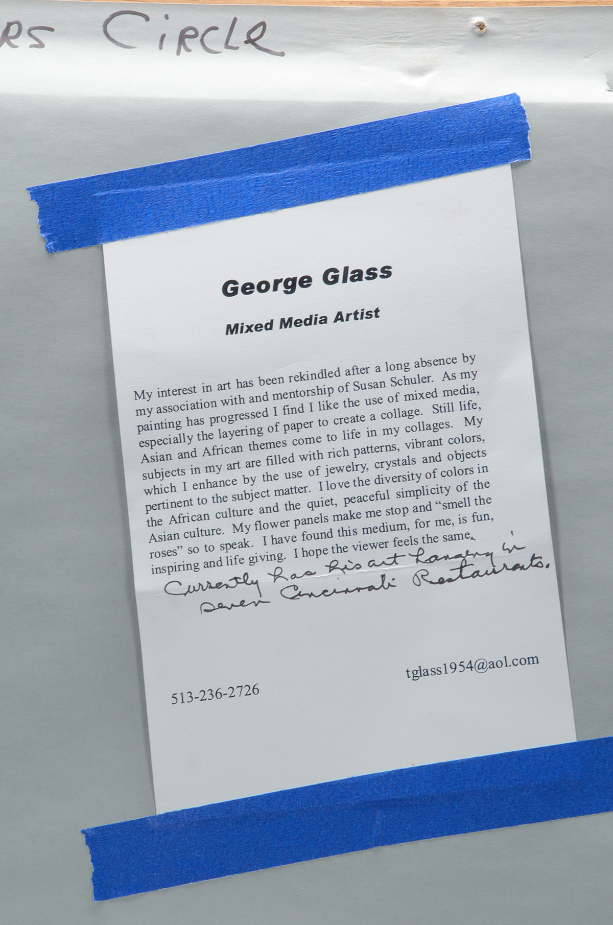 George Glass Original Large-Scale Abstract Acrylic on Canvas "The Winner's Circle"