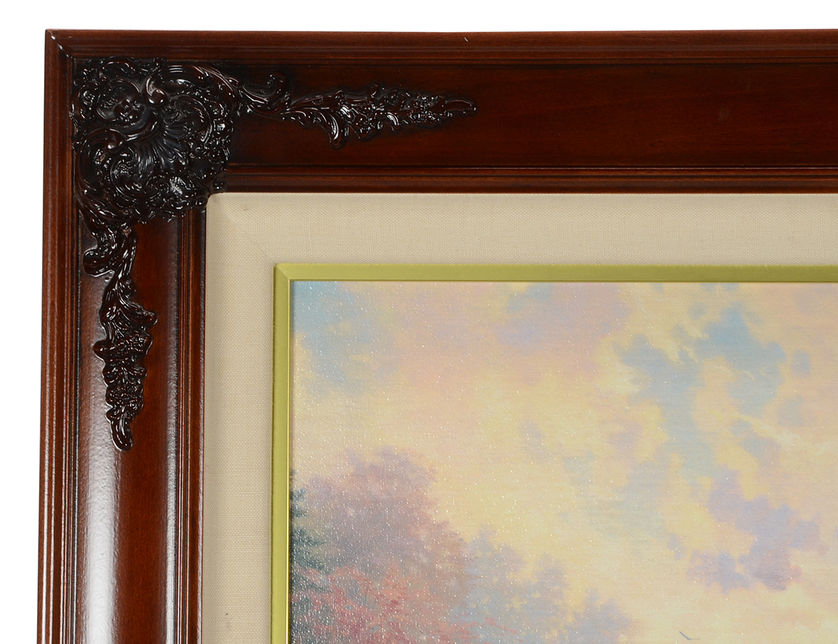 Thomas Kinkade Signed Limited Edition Hand-Embellished Offset Lithograph "Spring Gate III"