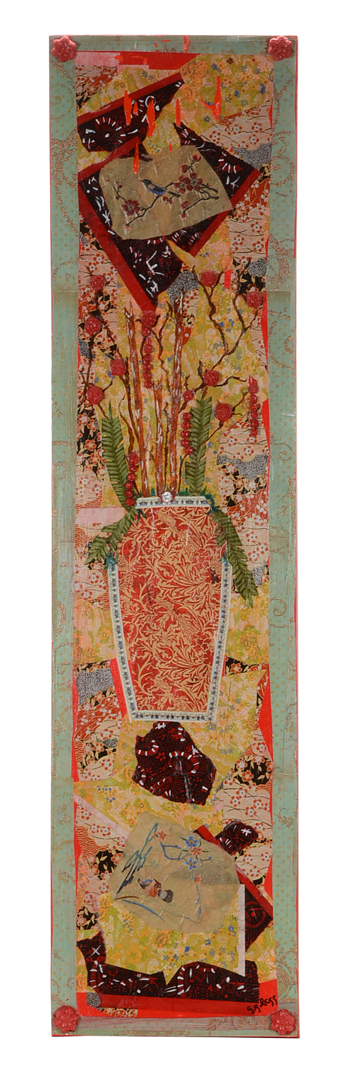 Two G. Glass Original 2011 Mixed Medias on Canvas