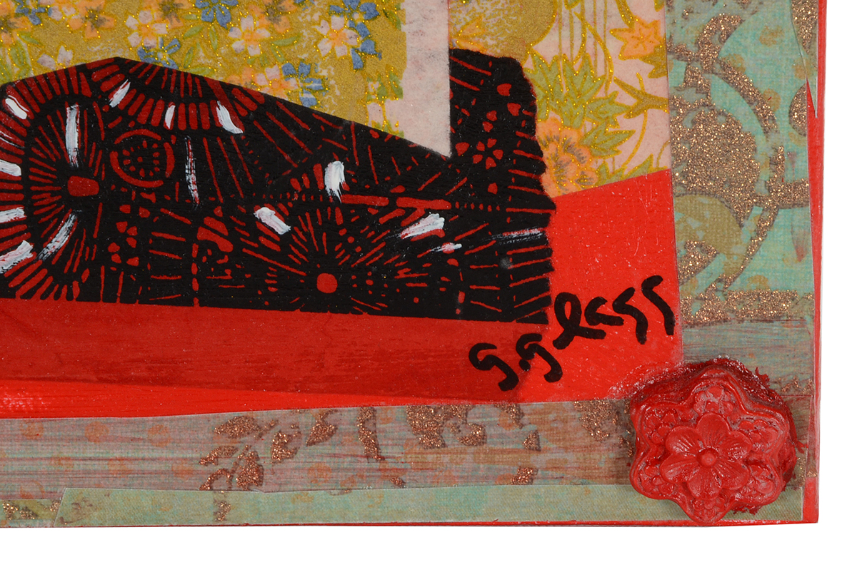 Two G. Glass Original 2011 Mixed Medias on Canvas