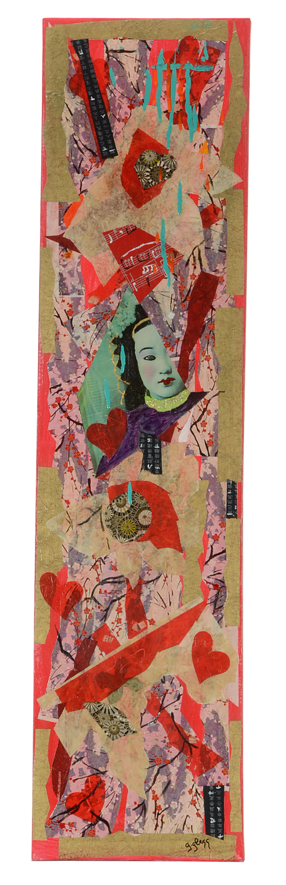 Two G. Glass Original 2011 Mixed Medias on Canvas