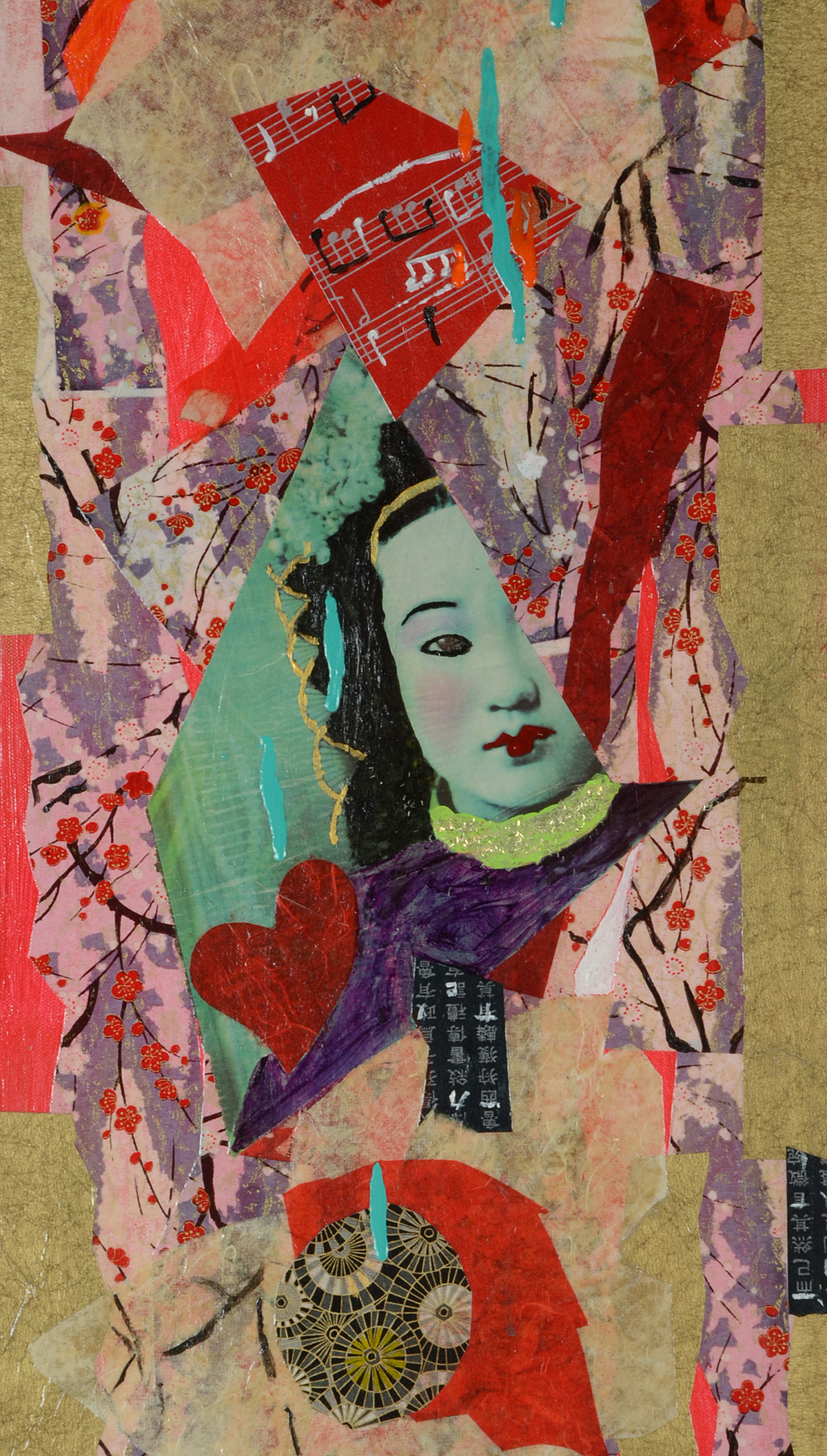 Two G. Glass Original 2011 Mixed Medias on Canvas