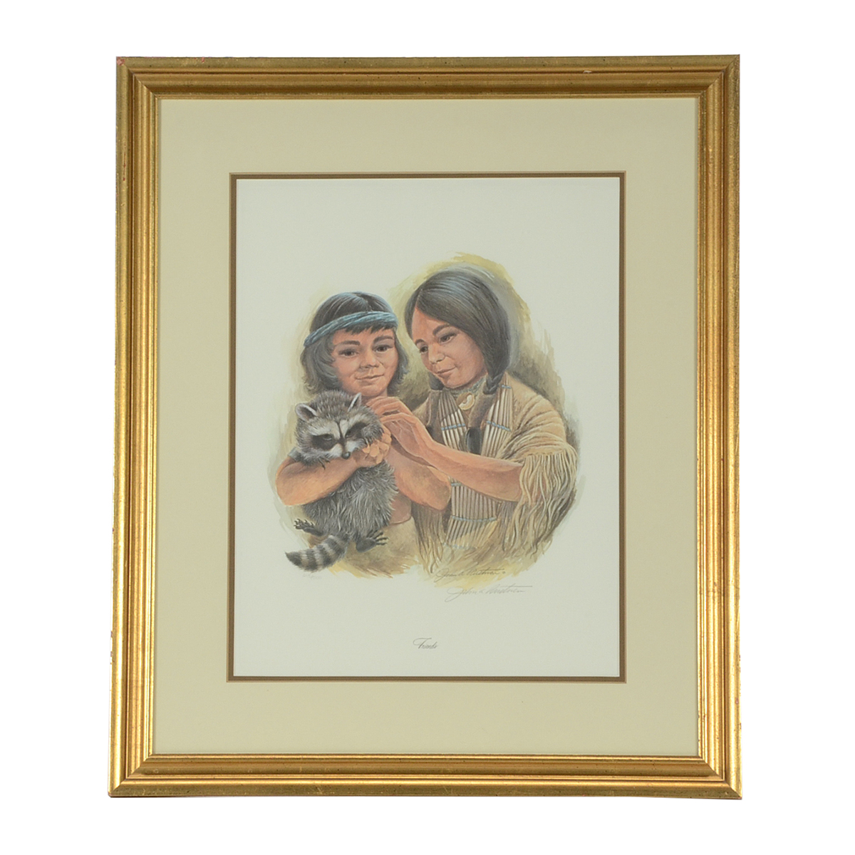John Ruthven Signed Limited Edition Offset Lithograph "Friends"