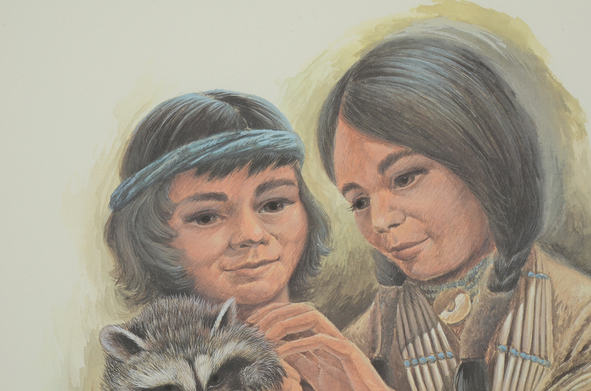 John Ruthven Signed Limited Edition Offset Lithograph "Friends"