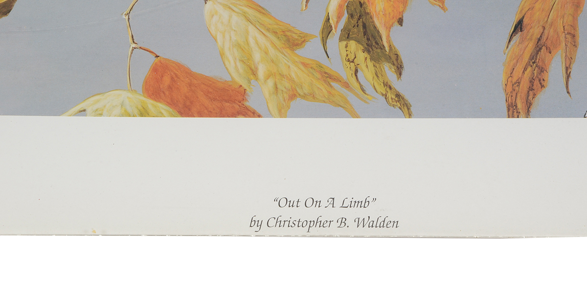 Christopher B. Walden Signed Limited Edition Offset Lithograph