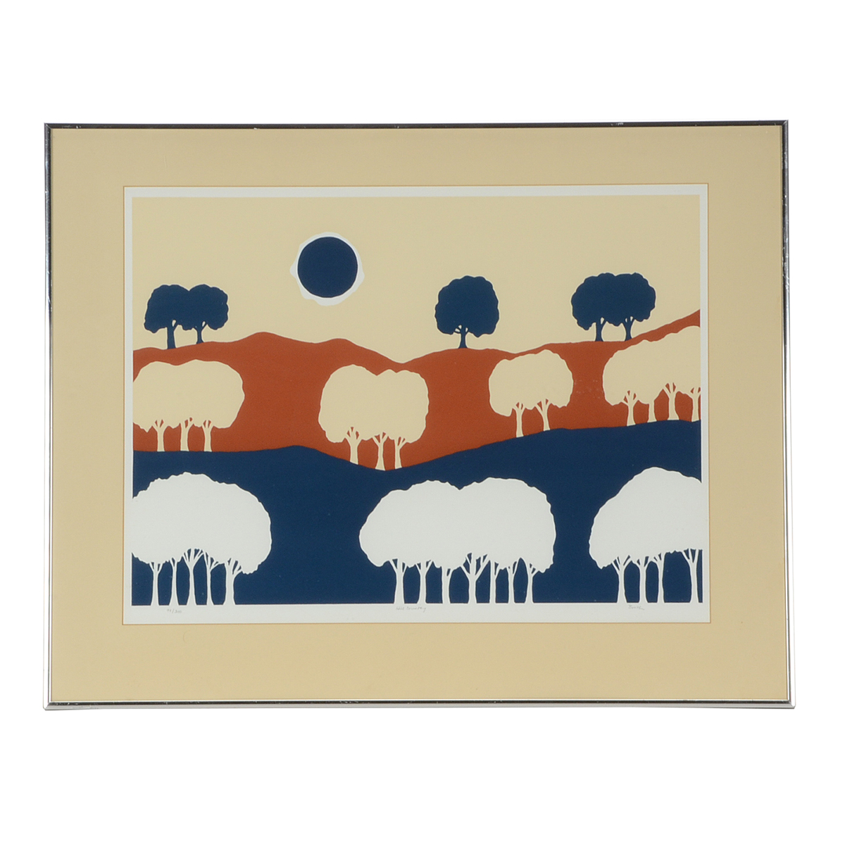 Booth Signed Limited Edition Serigraph "Hill Country"