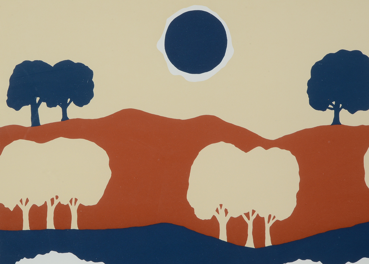 Booth Signed Limited Edition Serigraph "Hill Country"