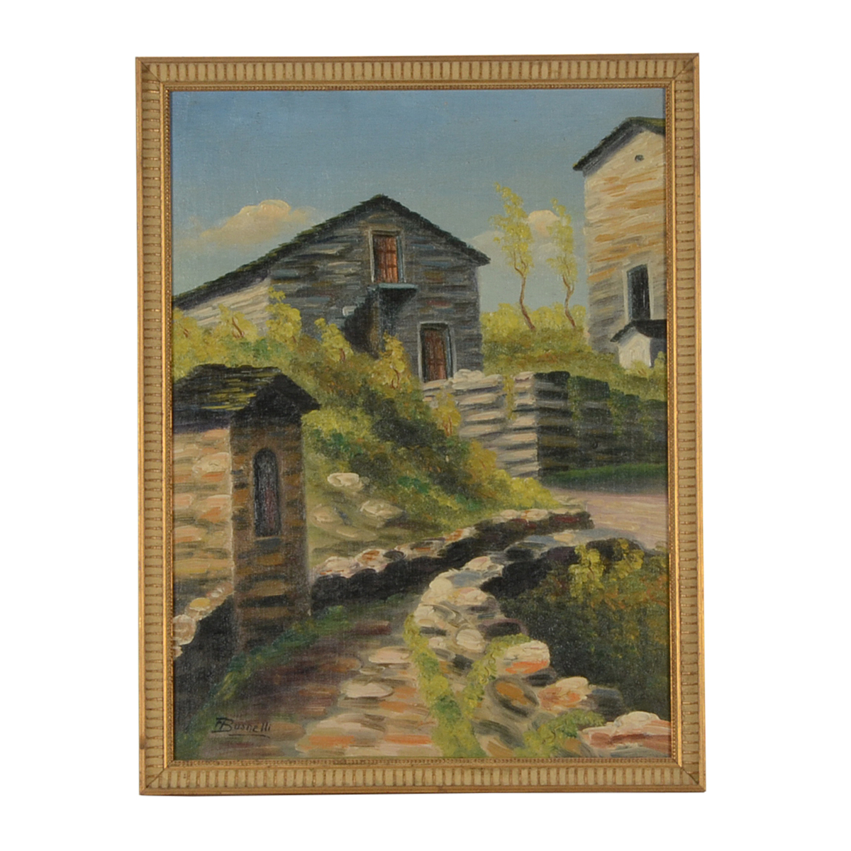 F. Busnelli Original Oil on Canvas