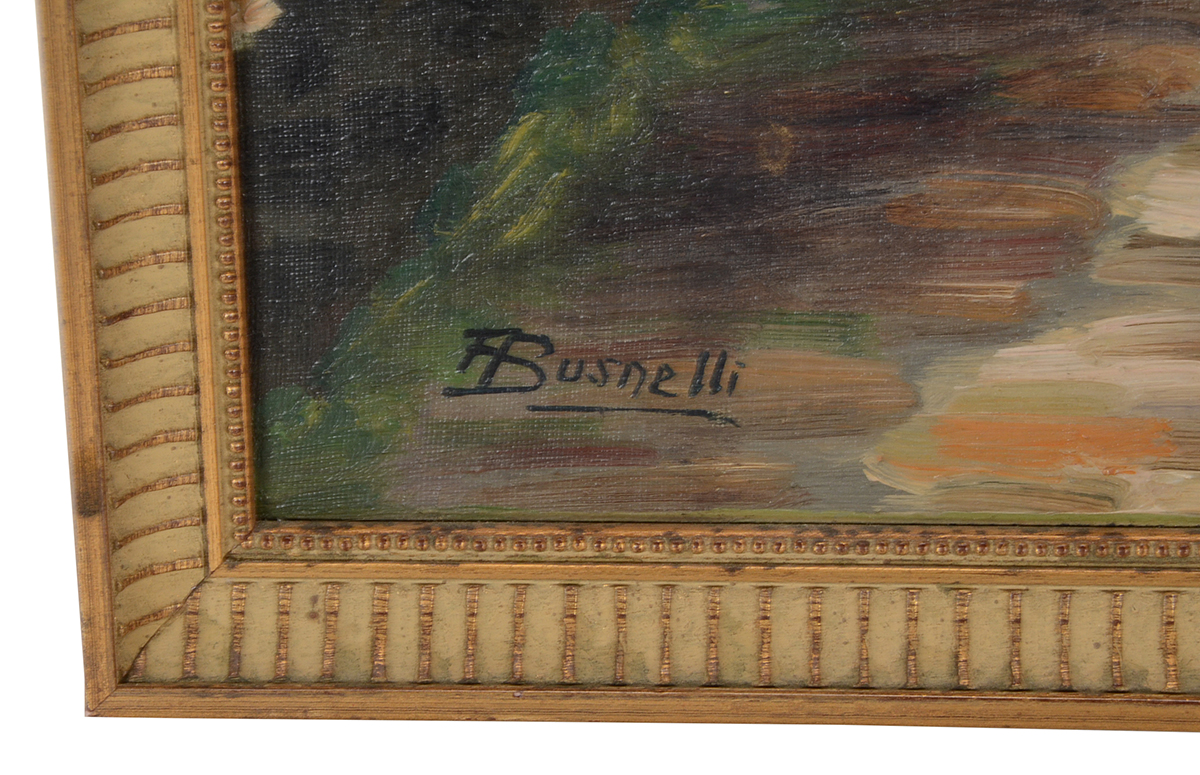 F. Busnelli Original Oil on Canvas
