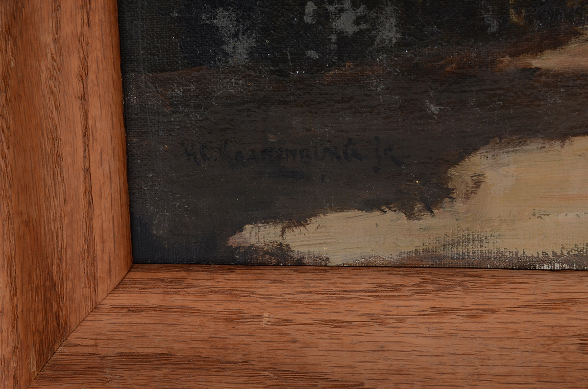 Hendrik Cornelis Kranenburg, Jr. Original Oil on Canvas