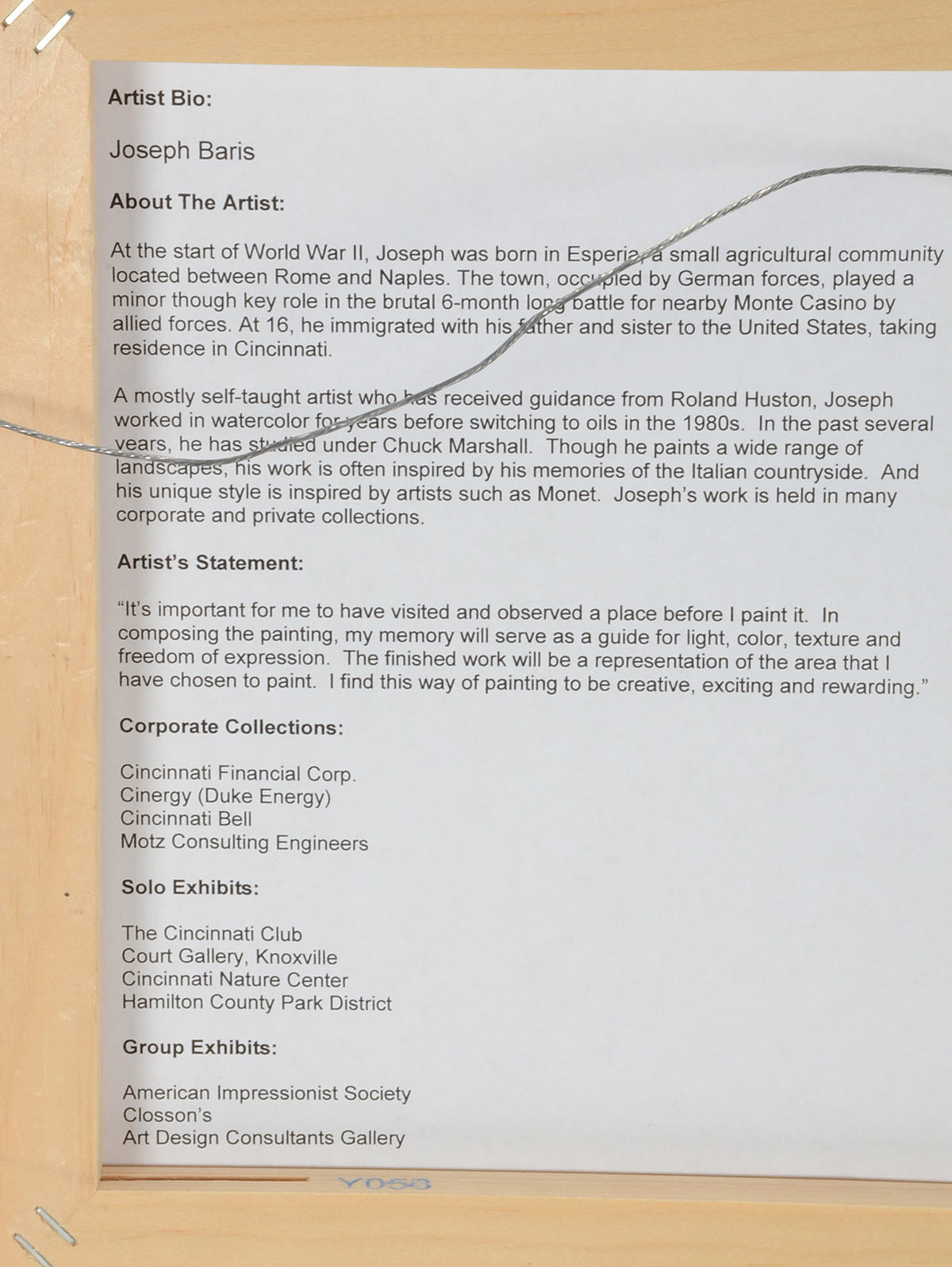 Joseph Baris Original Oil on Canvas "Fishing on Longboat Key"