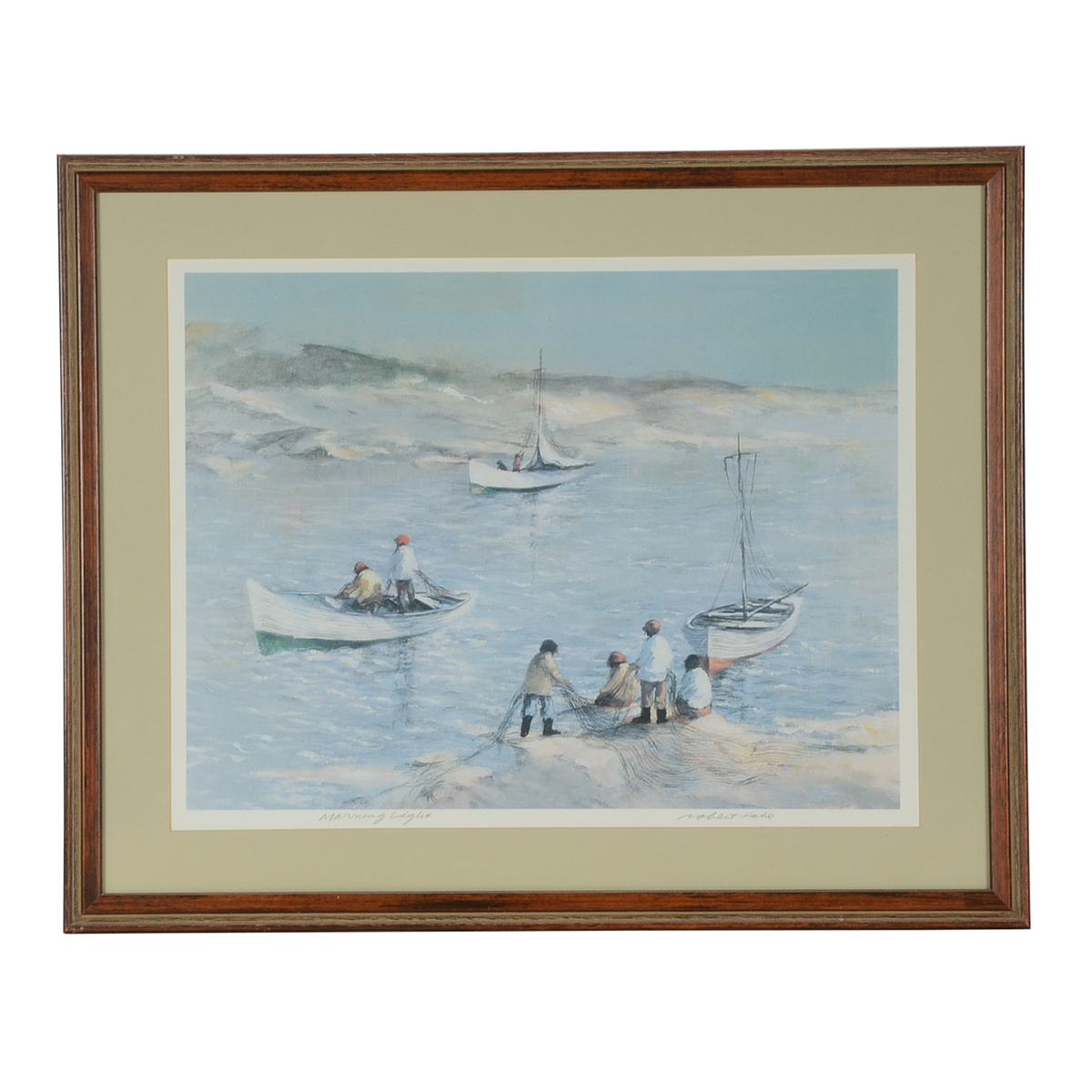 Robert Fabe Signed Offset Lithograph "Morning Light"