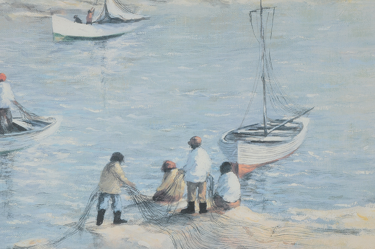 Robert Fabe Signed Offset Lithograph "Morning Light"