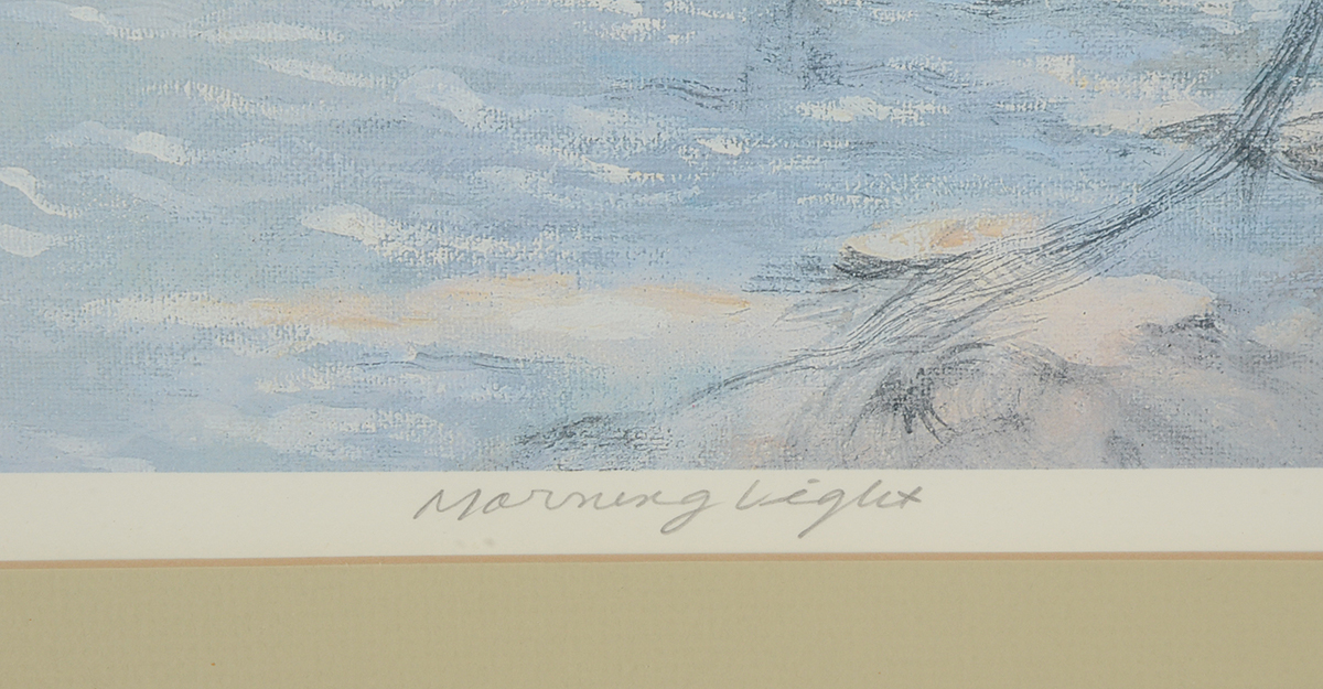 Robert Fabe Signed Offset Lithograph "Morning Light"