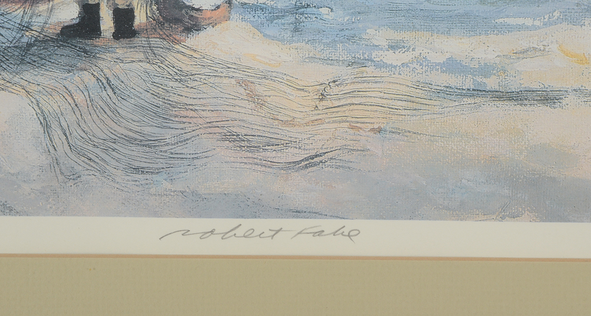 Robert Fabe Signed Offset Lithograph "Morning Light"