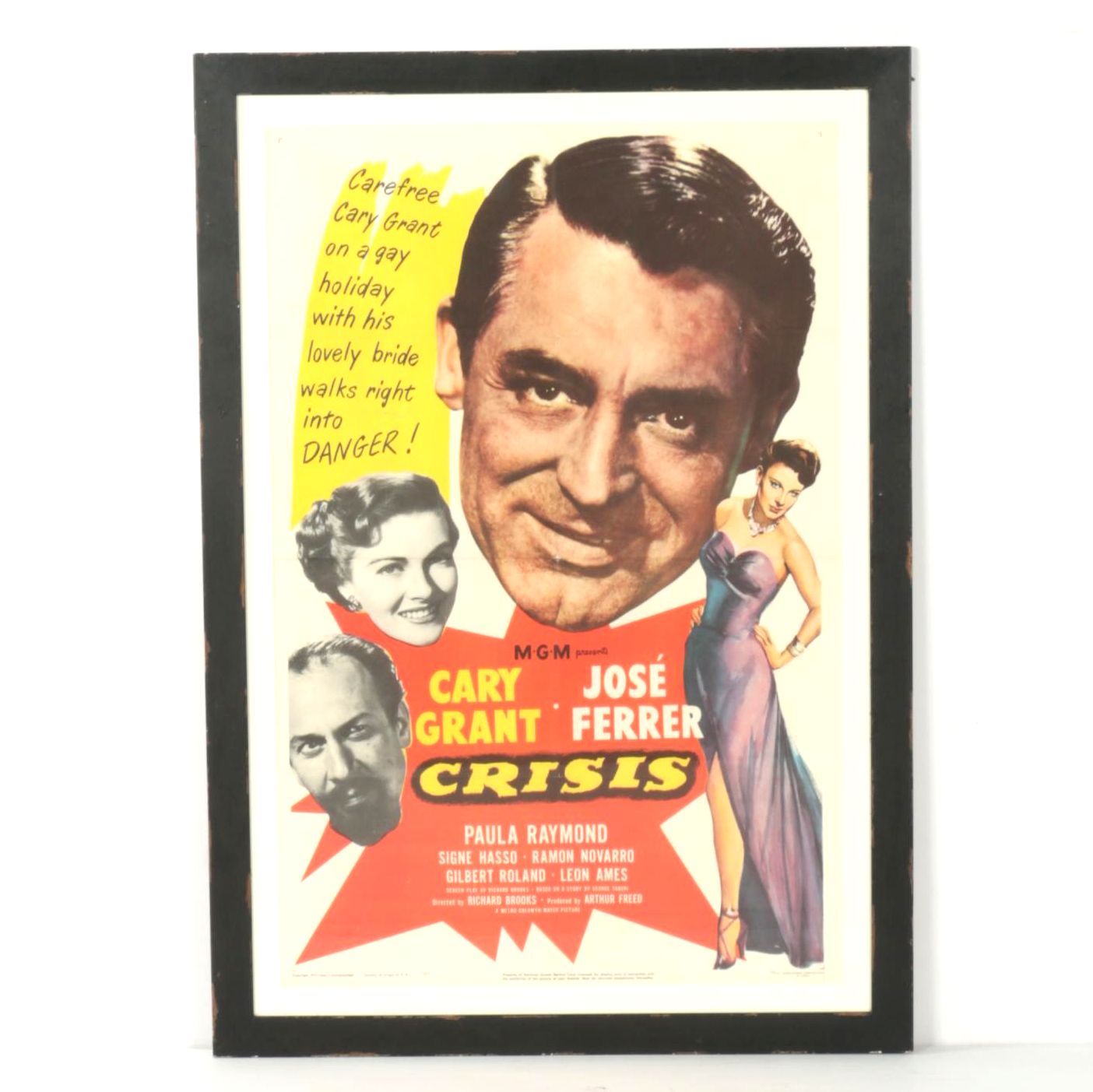 Offset Lithograph Poster for "Crisis"