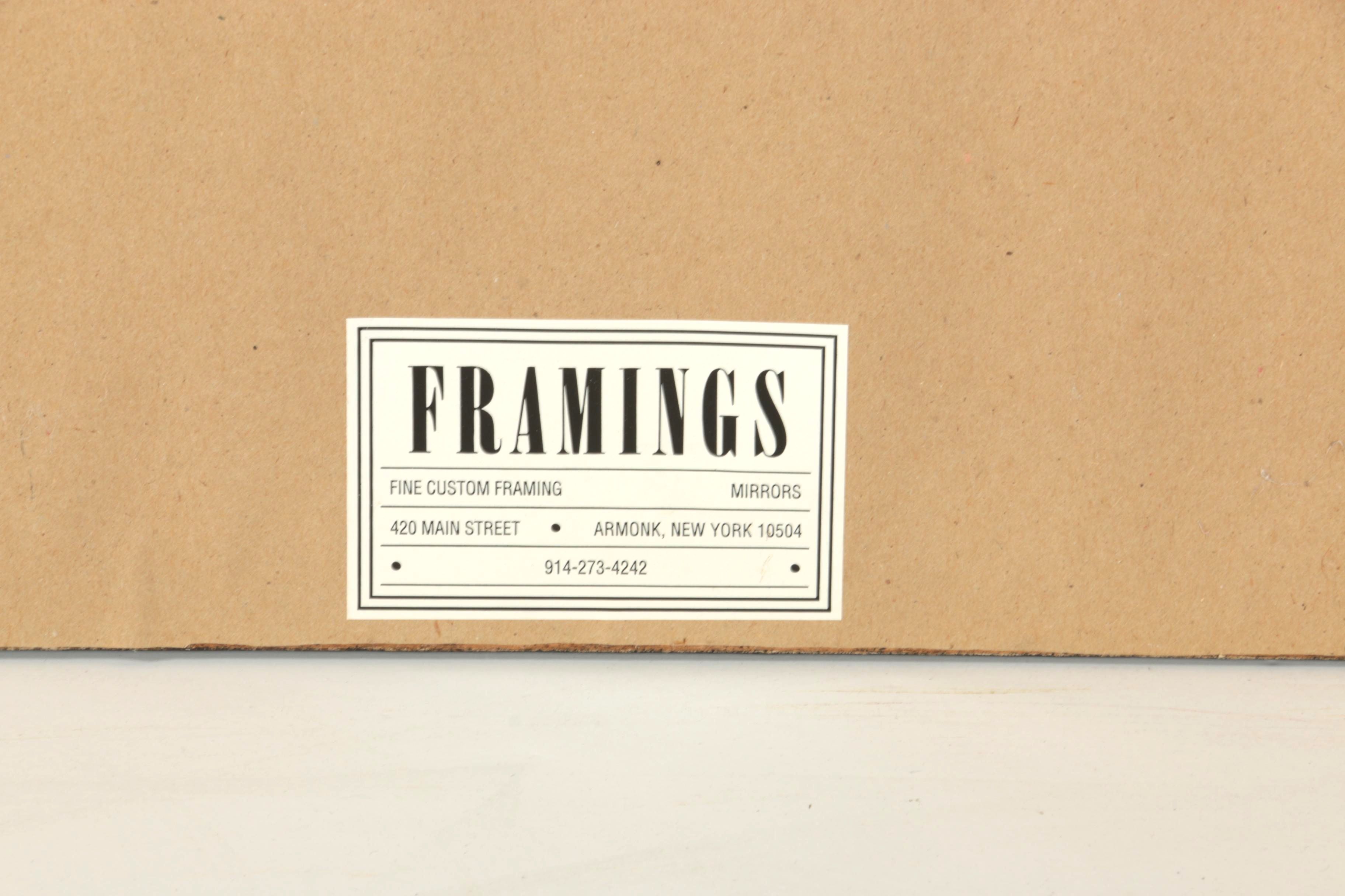 Framed Offset Lithograph Movie Poster of John Wayne's "McQ"