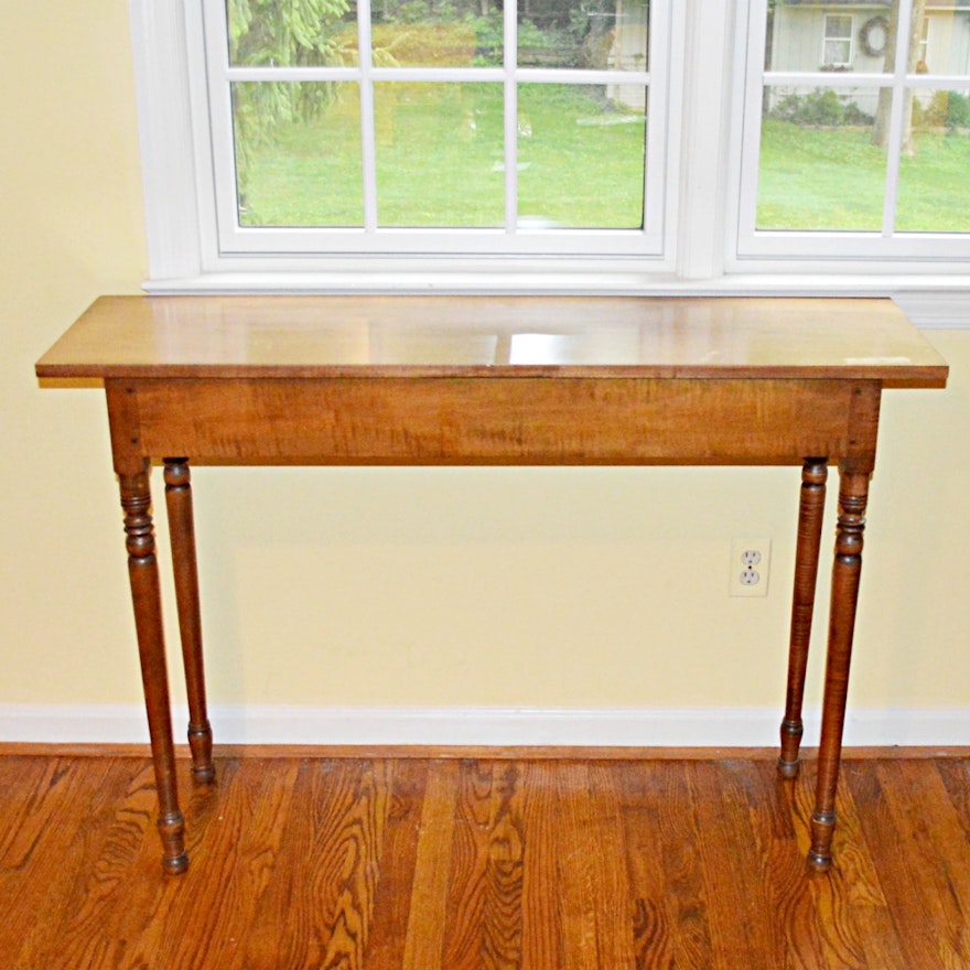 Hand-Crafted Console Table