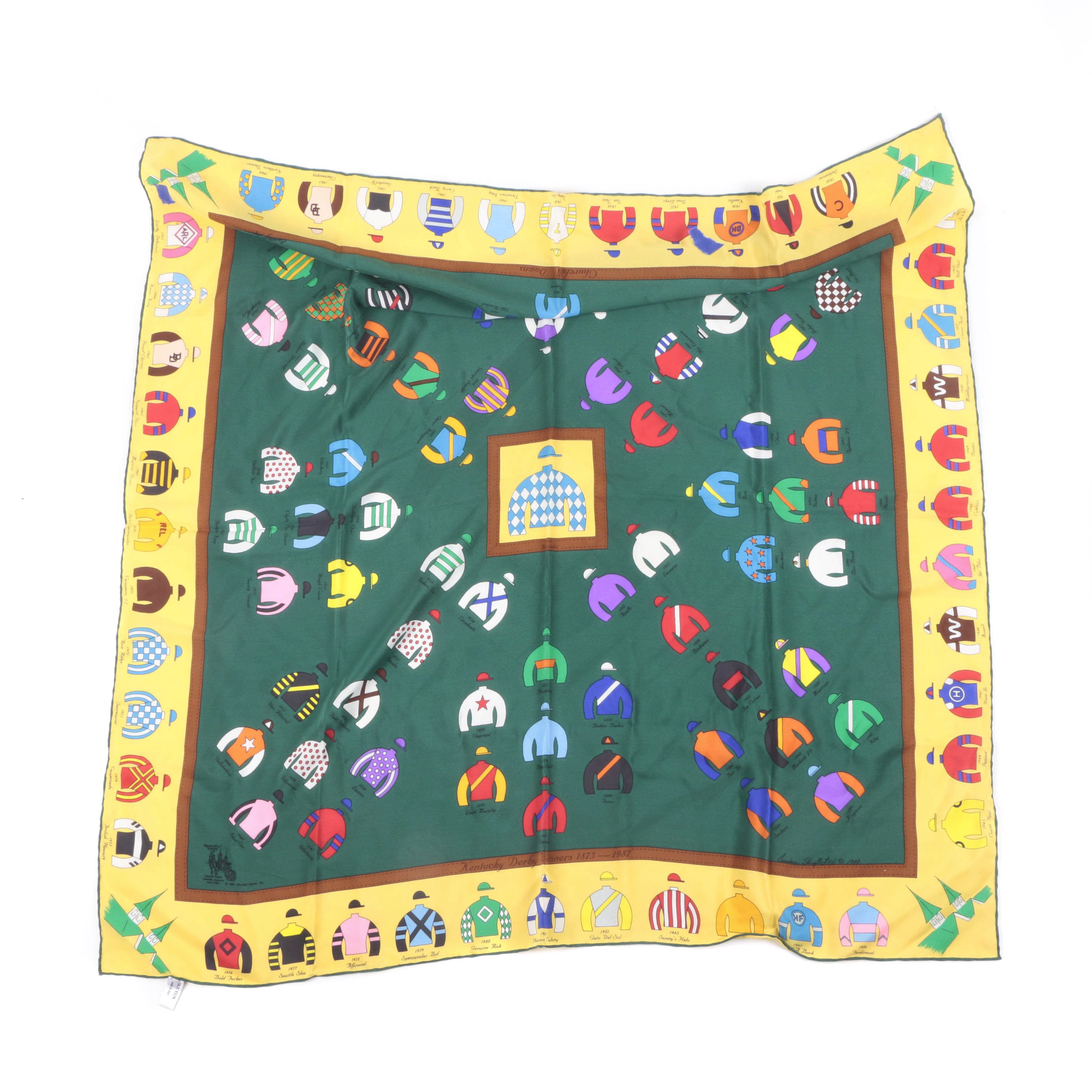 Candace Sturgell 1988 Kentucky Derby Scarf