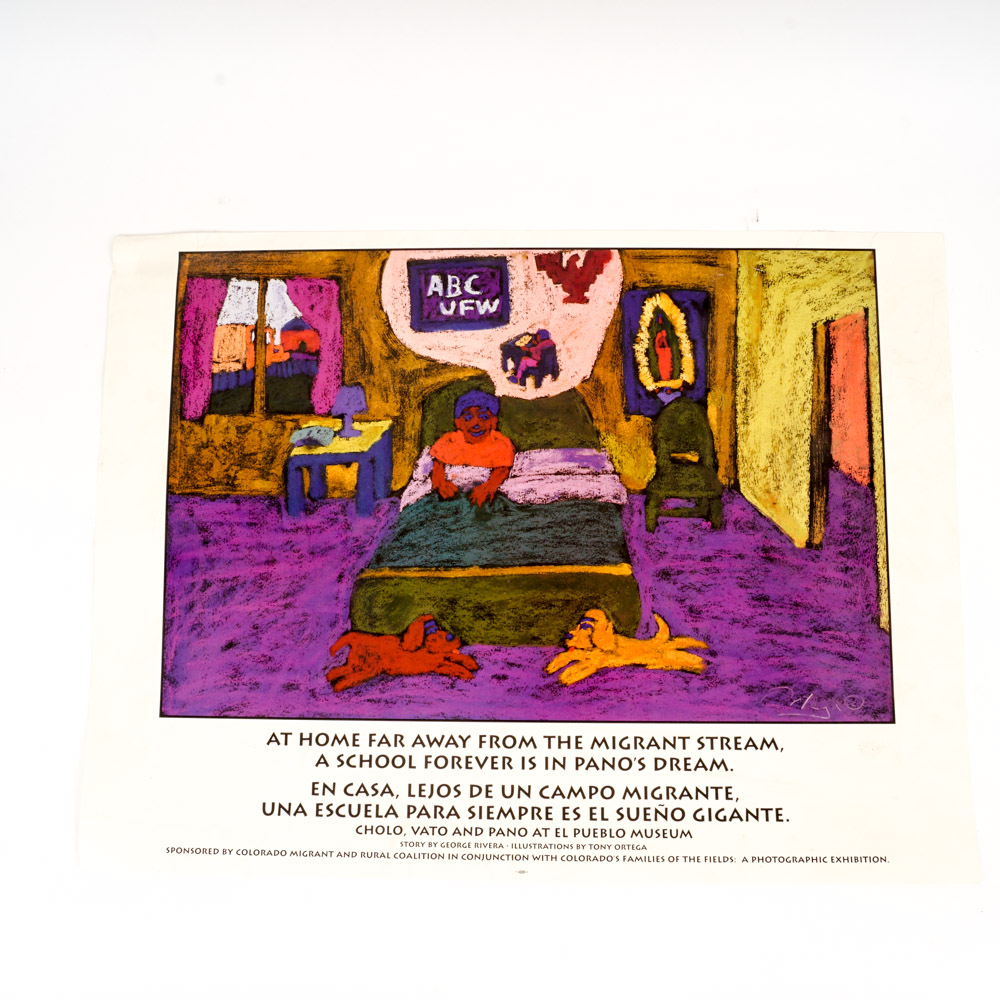 Vintage Educational Poster featuring Art by Tony Ortega