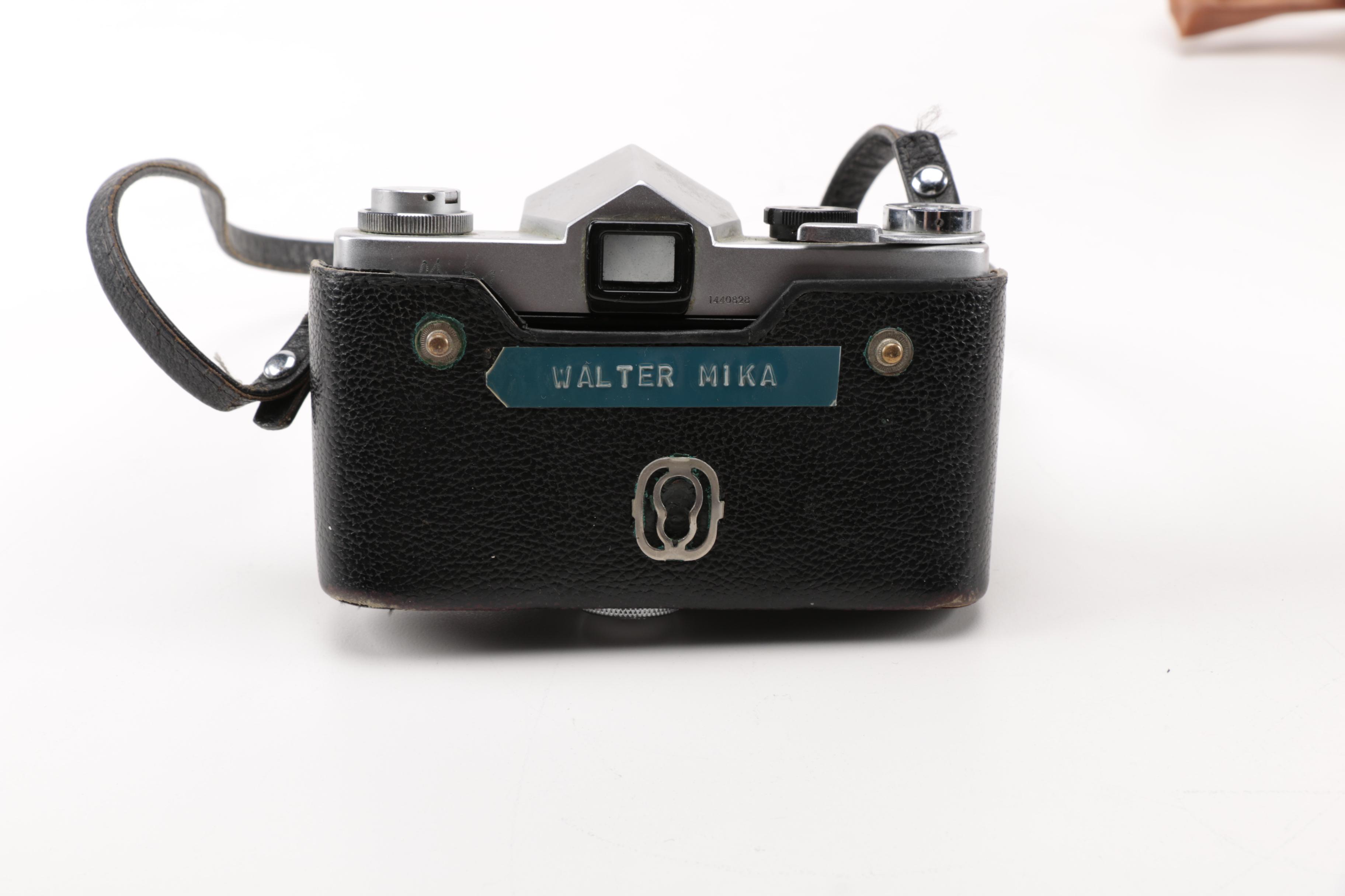 Vintage Yashica Penta J 35mm Camera, Lens, And Case