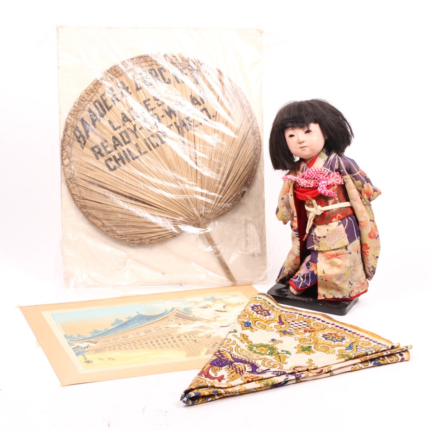 Japanese Doll and Decor