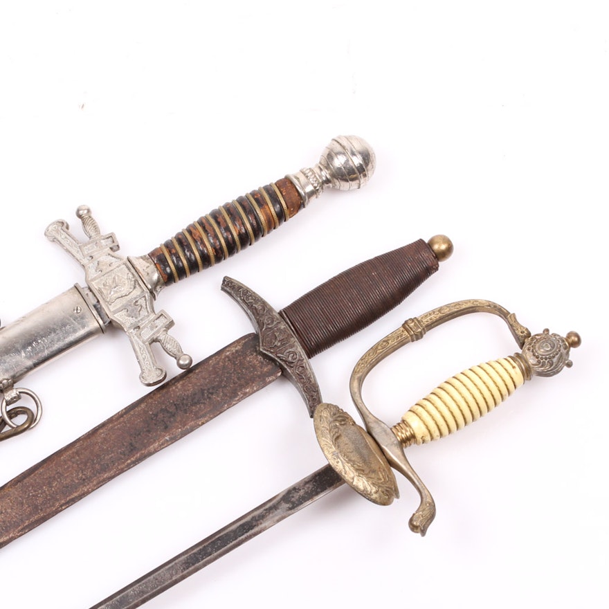 Antique and Vintage Decorative Swords
