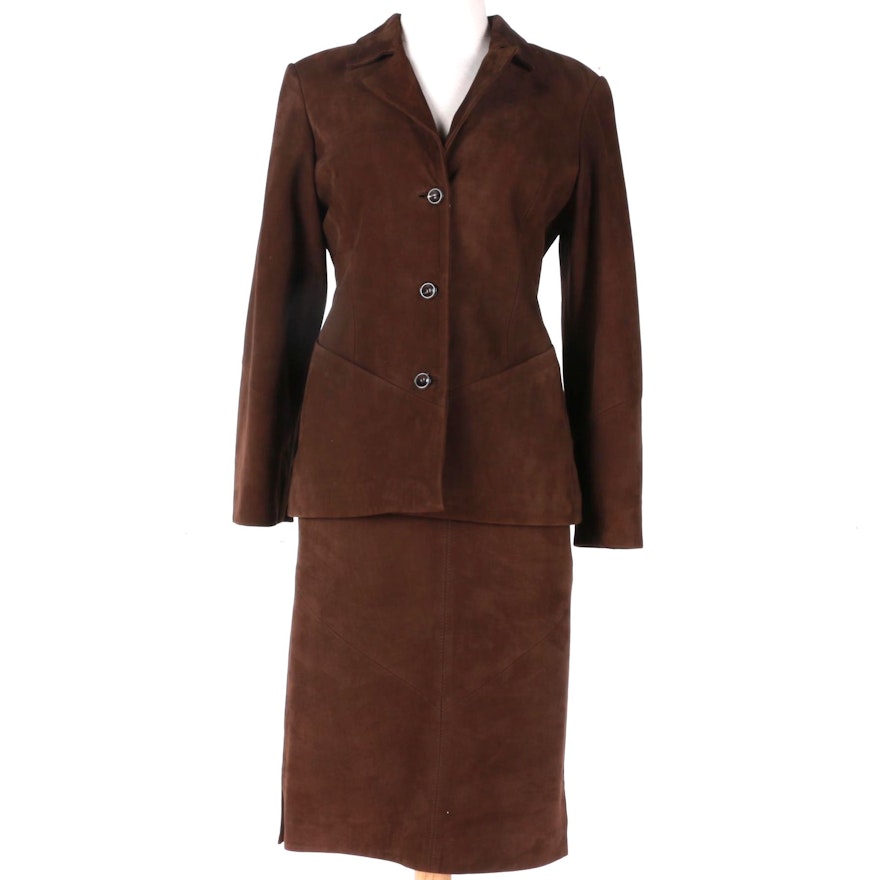 Nomar Barcelona Women's Suede Jacket and Skirt