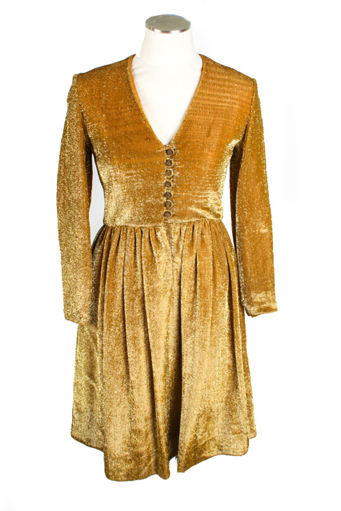 Pair of Vintage Gold Dresses