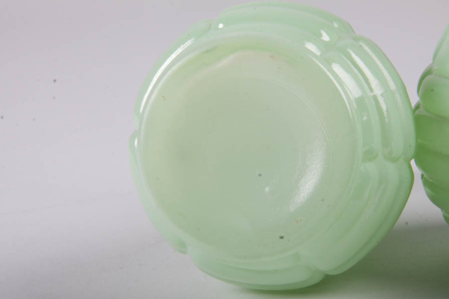 Pair of Jadeite Shakers