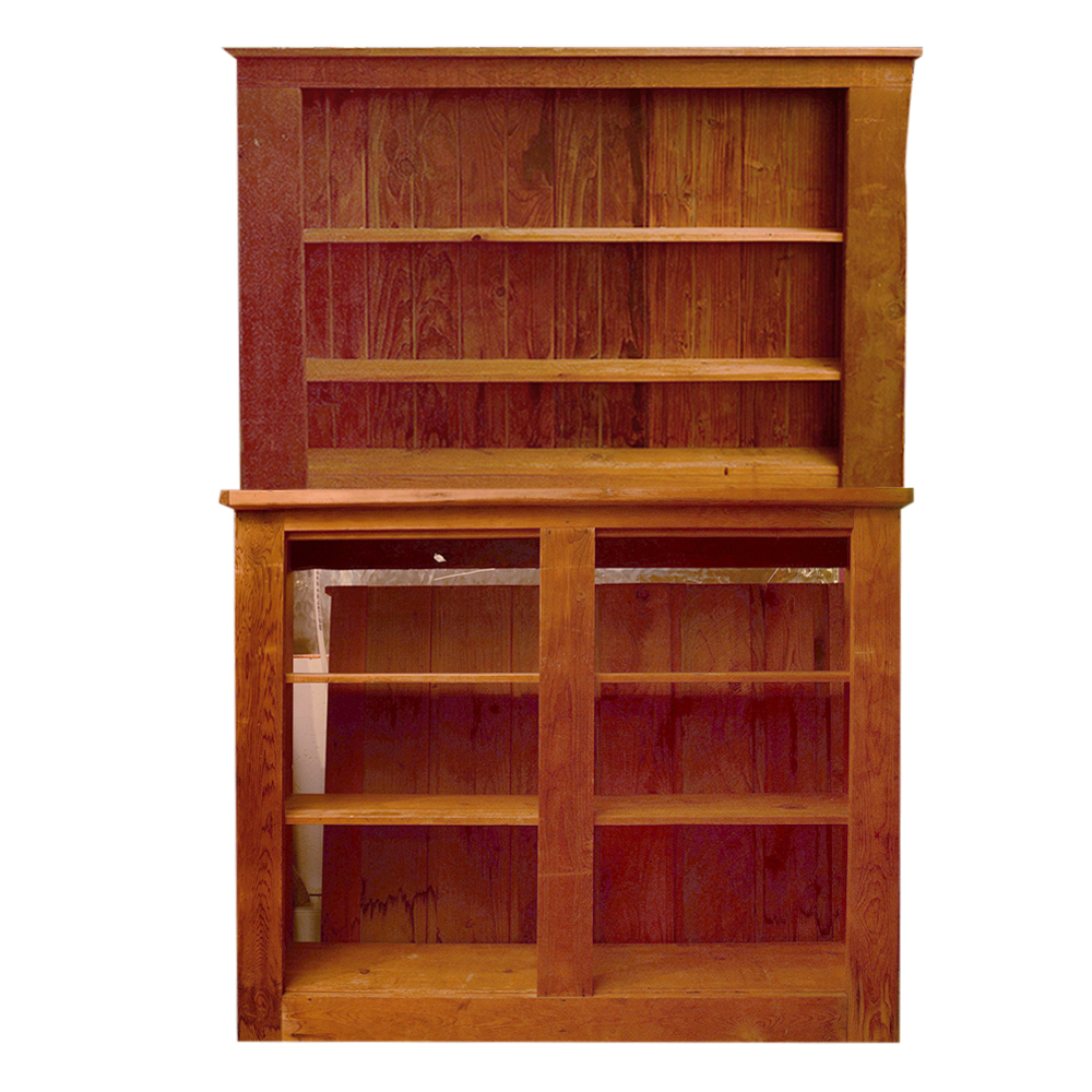 Vintage Handmade Pine Shelves