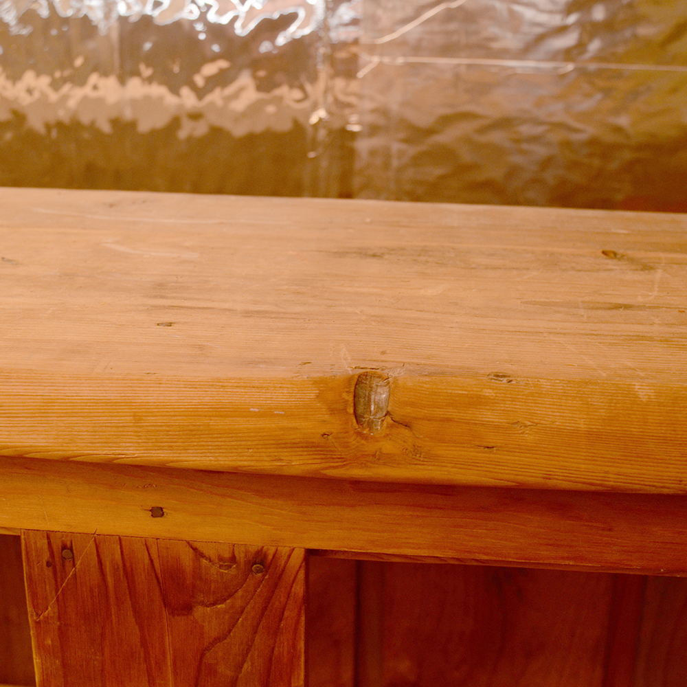 Vintage Handmade Pine Shelves