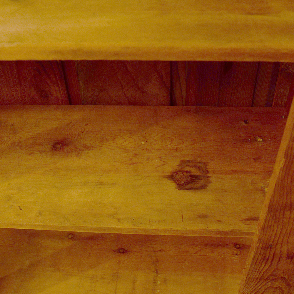 Vintage Handmade Pine Shelves