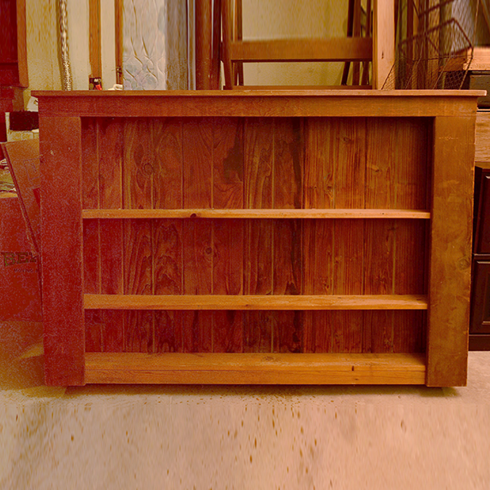 Vintage Handmade Pine Shelves
